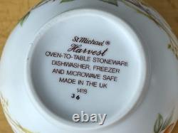 St Michael Harvest Stoneware Tea Set Coffee Set Serving Pieces Vintage M&S 24pc