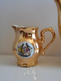 Stunning Rare vintage German Bavaria gold coloured 27 piece tea / coffee set