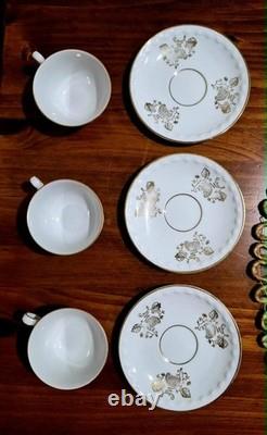 Stunning Vintage Richard Ginori'Gold Floral' Coffee Pot Set
