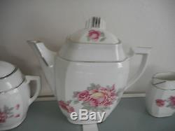 Stunning vintage French porcelain 27 piece tea set / coffee set