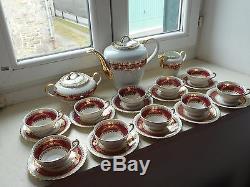 Stunning vintage French porcelain de Luxe 23 piece tea set / coffee set