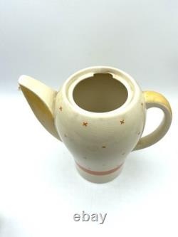 Susie Cooper Burslem Coffee Set 5 Cups Saucers Plus Coffee Pot Vintage