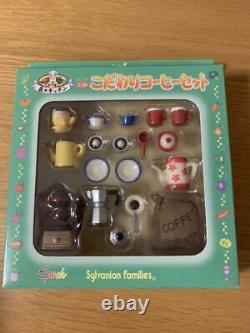 Sylvanian Families Selected Coffee Set Vintage Critters Epoch Retired Calico