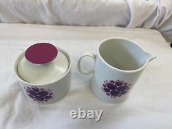 Thomas Germany Coffee Set Pin Wheel Purple 16 Piece Vintage Charity Listing