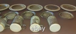 Tremar Cornish Pottery, Vintage handmade stonewear, 20 piece studio coffee set Tremar Cornish Pottery, Vintage handmade stonewear, 20 piece studio coffee set
