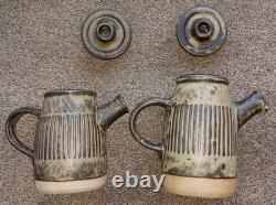 Tremar Cornish Pottery, Vintage handmade stonewear, 20 piece studio coffee set