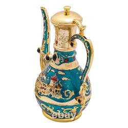 Turkish Tea Set Vintage Coffee Set With Pot with6 Cups for Wedding Christmas