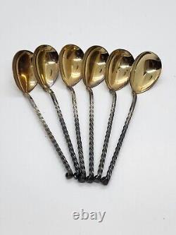 USSR Tea Coffee Spoon Set Soviet Era Collectible Kitchen Accessories Vintage