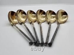 USSR Tea Coffee Spoon Set Soviet Era Collectible Kitchen Accessories Vintage