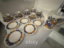 VILLEROY & BOCH / ACAPULCO / Coffee or Tea Set For 6 / Vintage / 19 Items / VGC