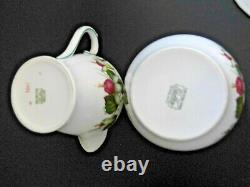 VINTAGE 20 PIECE BONE CHINA SHELLEY FUCHSIA tea/coffee set. 2395