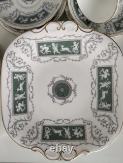 VINTAGE COALPORT REVELRY ADAM GREEN Full set, 21 pieces Bone China, England