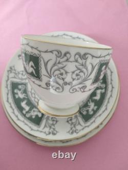 VINTAGE COALPORT REVELRY ADAM GREEN Full set, 21 pieces Bone China, England