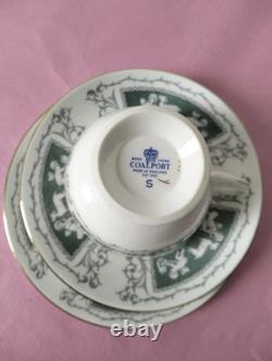 VINTAGE COALPORT REVELRY ADAM GREEN Full set, 21 pieces Bone China, England