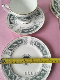VINTAGE COALPORT REVELRY ADAM GREEN Full set, 21 pieces Bone China, England