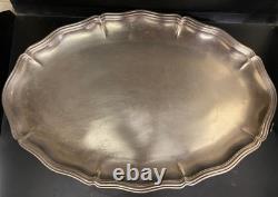 VINTAGE Coffee/Tea Set Of 5 Pc Tea/coffee/Milk Pots, Sugar Bowl & Melchior Tray