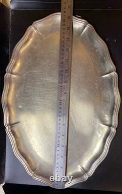 VINTAGE Coffee/Tea Set Of 5 Pc Tea/coffee/Milk Pots, Sugar Bowl & Melchior Tray