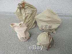 VINTAGE JOHN SOMERS BRAZIL PEWTER COLONIAL COFFEE TEA POT wCREAM/SUGAR SET MINT