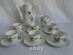 VINTAGE NORITAKE JAPANESE Coffee Set 6682 L'Amor Demitasse Cups Coffee Pot