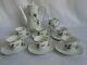 Vintage Noritake Japanese Coffee Set 6682 L'amor Demitasse Cups Coffee Pot