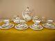 Vintage Royal Albert Antoinette Gold 21 Piece Coffee Set, Used In Vgc