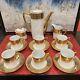 Vintage Royal Crown Imperial 15 Pc Tea Coffee Set 22k Gold 11/924