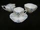 Vintage C. 1925 Shelley Queen Anne Blue Iris Scarce Coffee Set For One