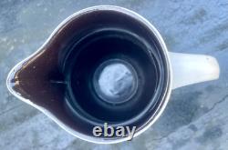 VTG Cinque Ports Pottery Monastery Rye Coffee Tea Set Brown Floral 70s 14 Piece