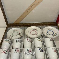 VTG Haviland Limoges Flower Breakfast Set 20 Coffee Serving espresso 1878 Antiqu