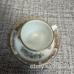 VTG Miniature Wedgwood Kutani Crane Tea Coffee Set England Bone China 8 Pieces