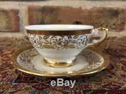 Very Rare 12 Persons Vintage Bavaria Coffee Set gold plated and hand made