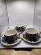 Villeroy & Boch Acapulco Milano Pattern Coffee Cup & Saucer 3 Sets