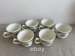 Villeroy & Boch Amapola Vintage Tea Coffee Set 17pc Cups Saucers Plates Germany