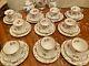 Vintage 10 Cups Saucers Cake Plates French Marie-antoinette Porcelain Coffee Set