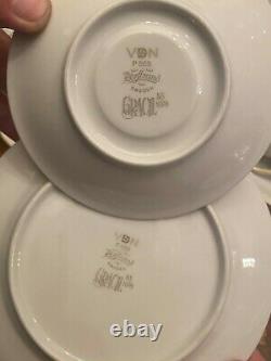 Vintage 11 Cups 12 Saucers Swedish Vintage Rorstrand Porcelain Coffee Set