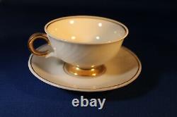 Vintage 12 cups 12 Saucer Beige Arabia Finland Porcelain Coffee Set
