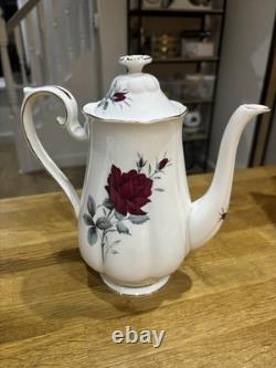 Vintage 15 Piece Coffee Set Royal Albert Sweet Romance Bone China