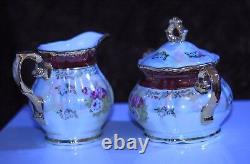 Vintage 15 Piece Tea/Coffee Set FRESH CHINA Mother of Pearl Effect