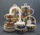 Vintage 16 Piece Villeroy & Boch Porcelain Acapulco Tea Or Coffee Set For 4