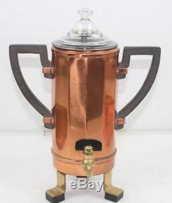 Vintage 1907 Jos Heinrichs Paris New York Pure Copper Coffee Tea Set Service