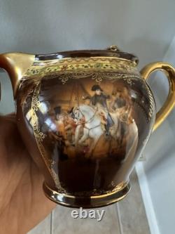 Vintage 1930 Carlsbad Fine Porcelain CzechSlovakia NAPOLEON Scenes Coffee Set