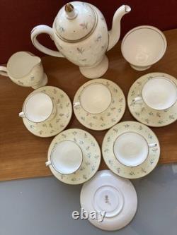 Vintage 1930s Wedgwood coffee set Millicent Taplin fine bone china S123 Art Deco