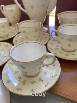 Vintage 1930s Wedgwood coffee set Millicent Taplin fine bone china S123 Art Deco