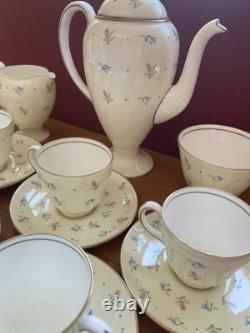 Vintage 1930s Wedgwood coffee set Millicent Taplin fine bone china S123 Art Deco
