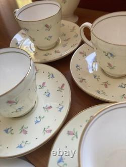 Vintage 1930s Wedgwood coffee set Millicent Taplin fine bone china S123 Art Deco