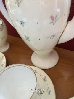 Vintage 1930s Wedgwood coffee set Millicent Taplin fine bone china S123 Art Deco