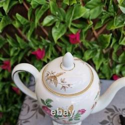 Vintage 1949 Charnwood butterfly floral pattern Demitasse 1½pint Coffee Pot
