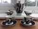 Vintage 1950's Johann Haviland Rrw Bavaria Gilded Coffee Set For Two