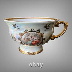 Vintage 1960's Sonnenberg GDR Porcelain Madonna Tea/Coffee Set for 4 16 Pieces