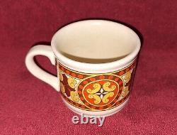 Vintage 1960s/70s Sadler Stoneware 15 Pc Tea/Coffee Set. Border Mission Design